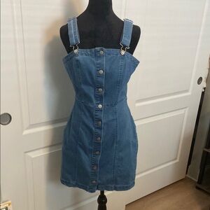 Derek Heart Blue Sleeveless Sheath Mini Dress